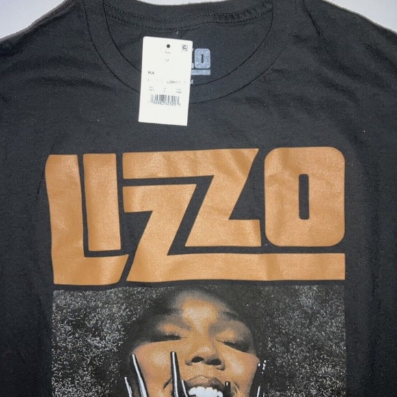 LIZZO Graphic T-Shirt Medium Black Pop Hip-Hop RnB Music Tee Entertainment - Picture 2 of 4